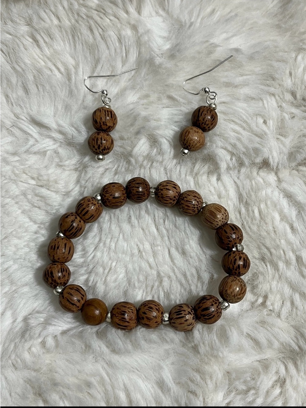 Wildwood Carved Bead Bracelet Set